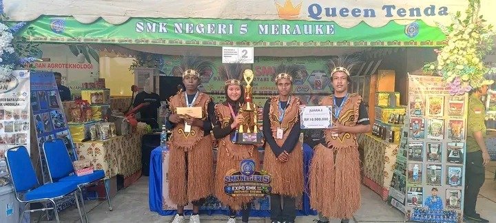 Juara 1 lomba pameran Expo dan Inovasi Sekabupaten Merauke